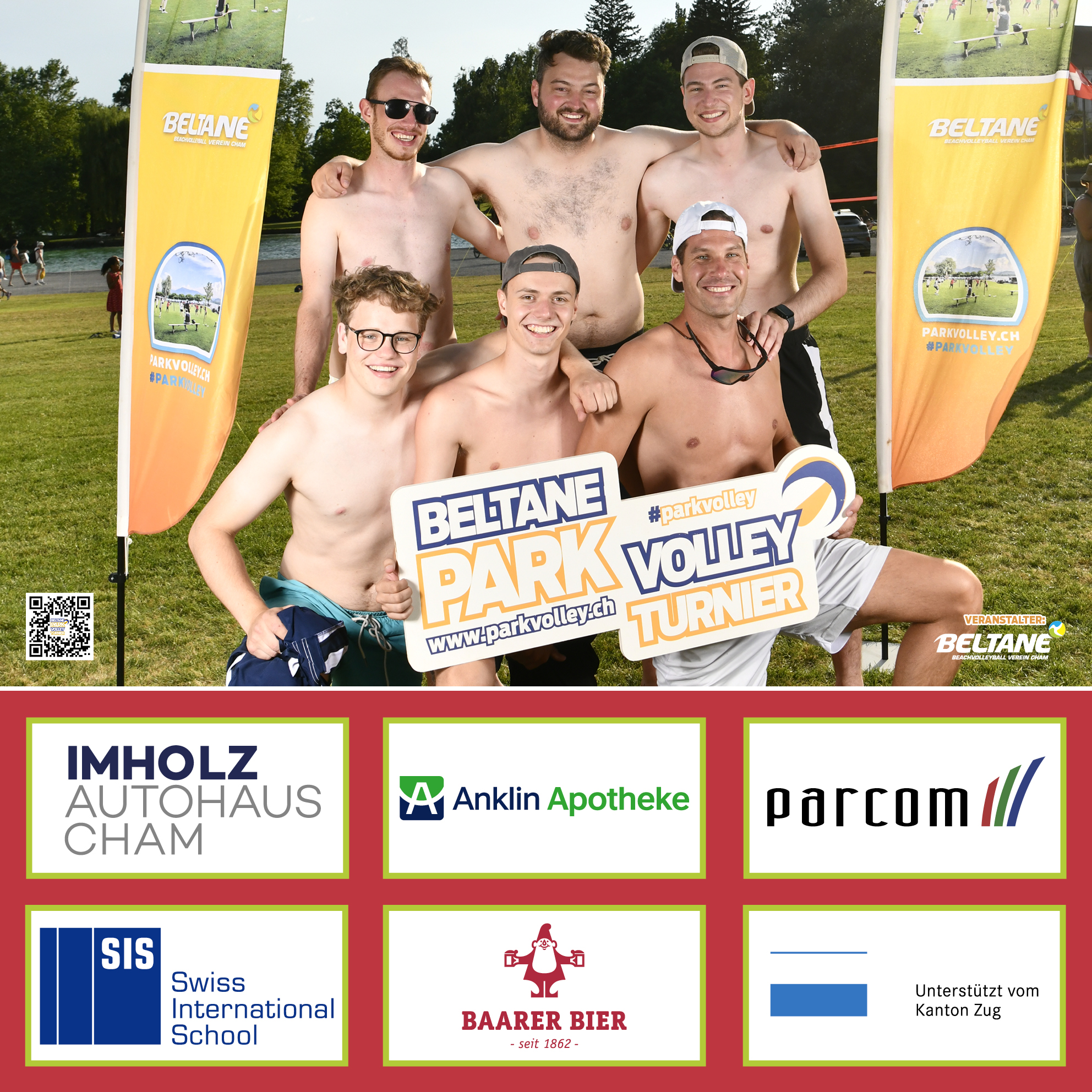 Namibianischer Volleyballverein am Beltane Park-Volleyball Turnier 2025 in Cham